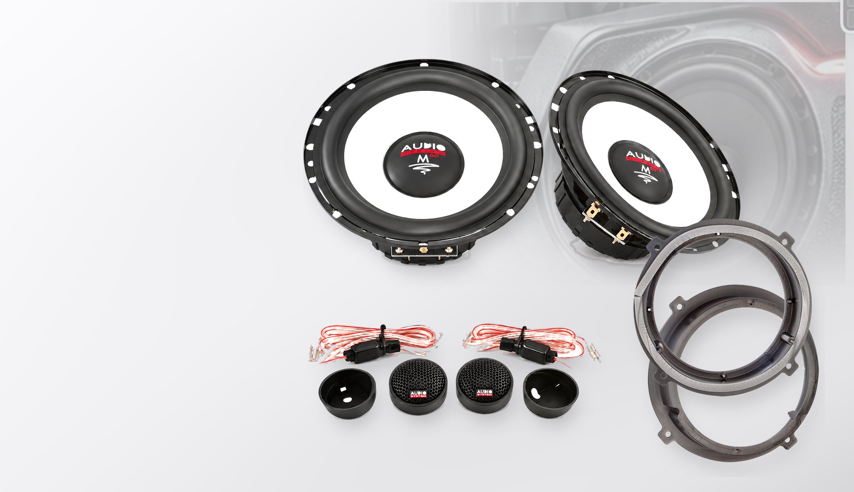 Pachet difuzoare dedicate Hyundai Tucson 2010-2022 - Audio System M EVO 2 165 mm