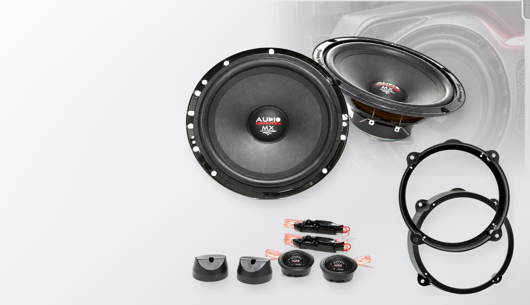 Pachet difuzoare dedicate Hyundai i30 (GD/GDH) 2012-2015 - Audio System MX EVO 165 mm