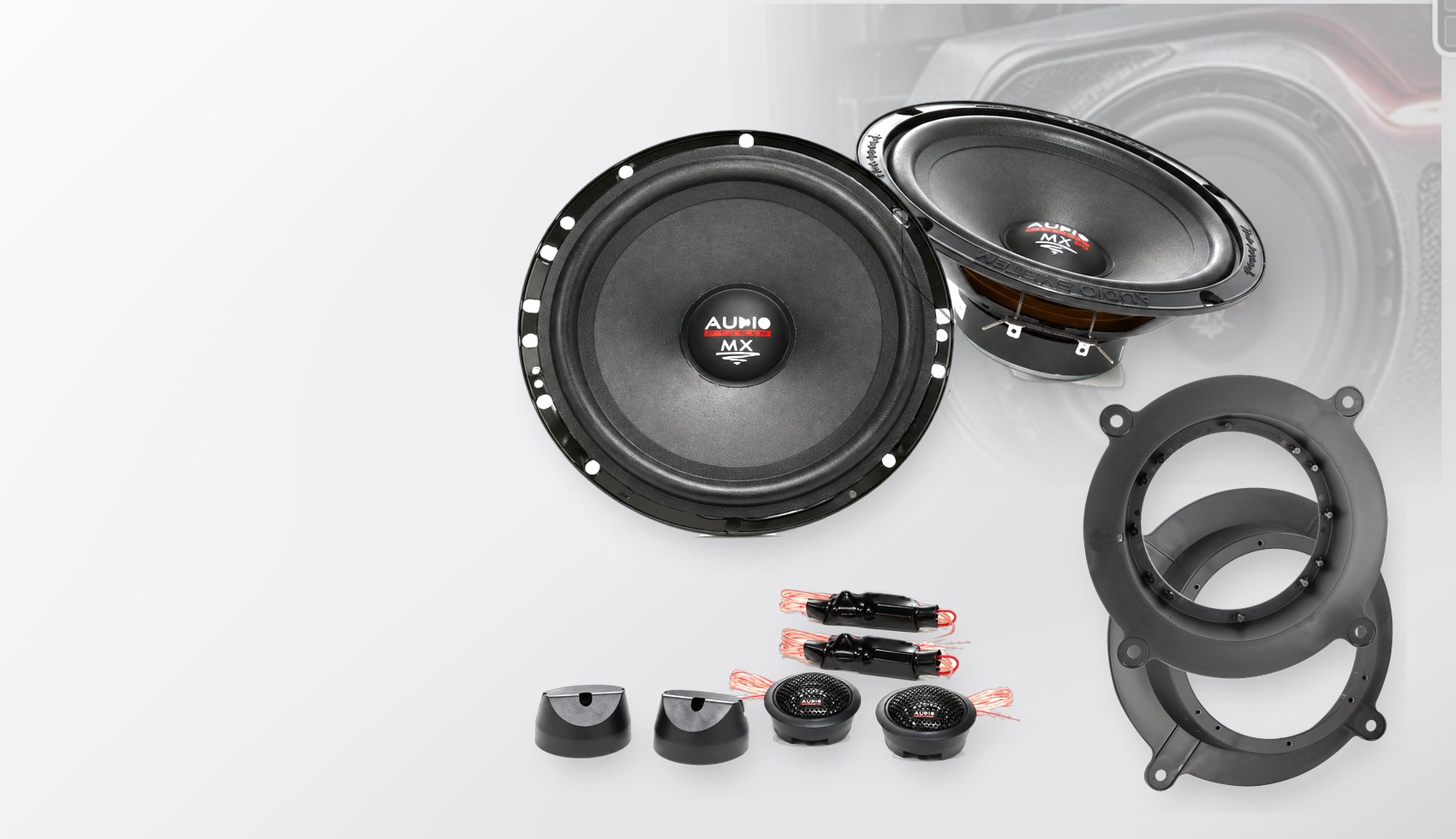 Pachet difuzoare dedicate Mazda 6 (GJ) 2013-2015 - Audio System MX EVO 165 mm