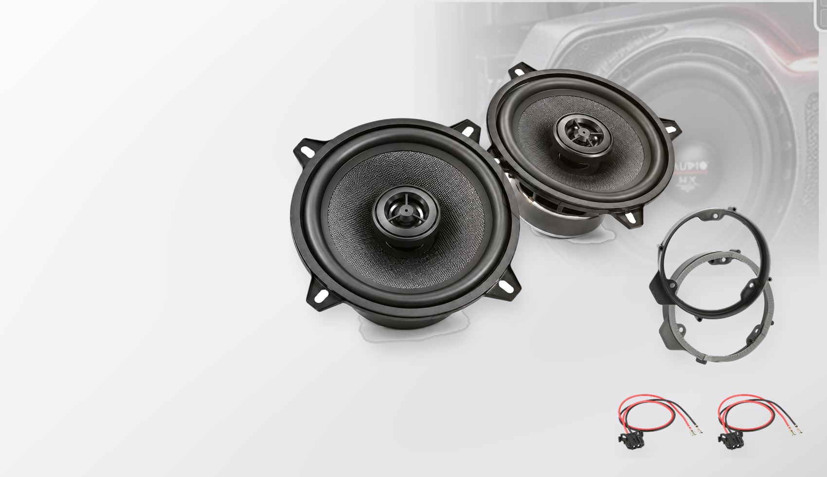 Pachet difuzoare dedicate Mercedes A-Klasse (W177) 2018-2021 - Audio System MXC EVO 165 mm