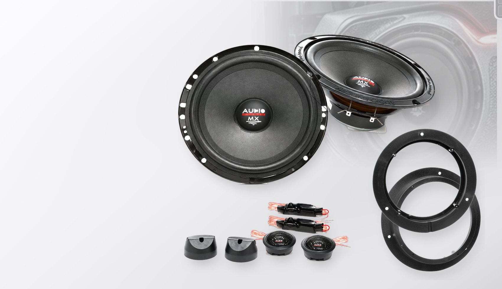 Pachet difuzoare dedicate Mercedes B-Klasse (T245) 2005-2011 - Audio System MX EVO 165 mm
