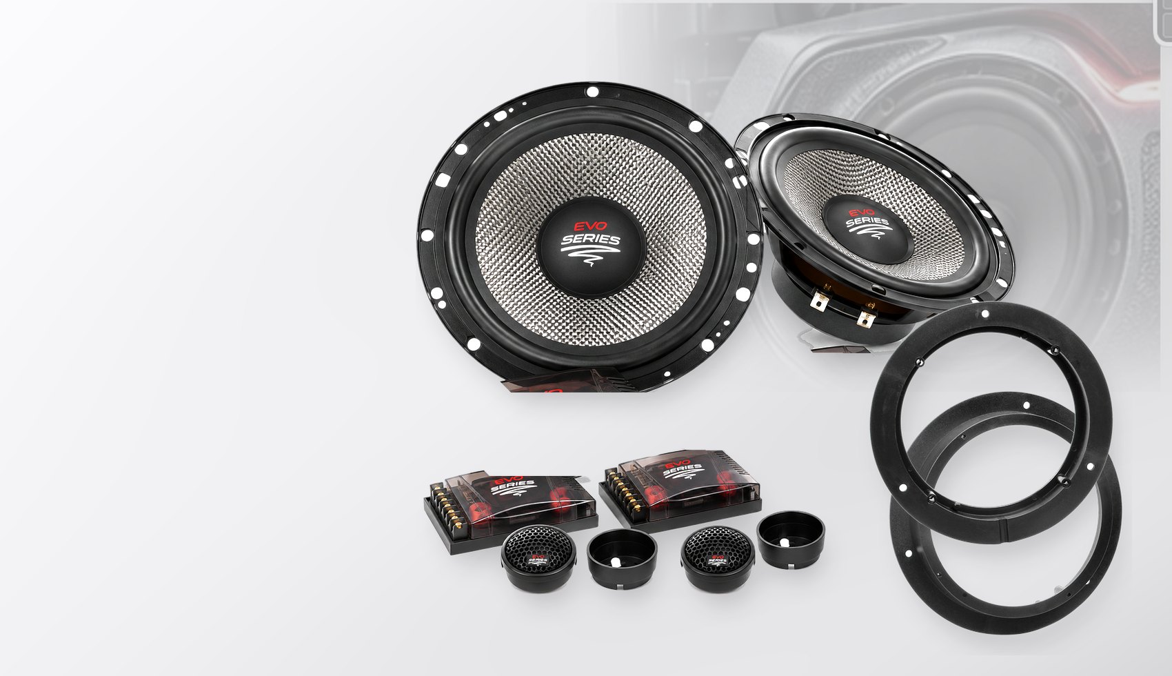 Pachet difuzoare dedicate Mercedes B-Klasse (T245) 2005-2011 - Audio System RADION EVO 2 165 mm