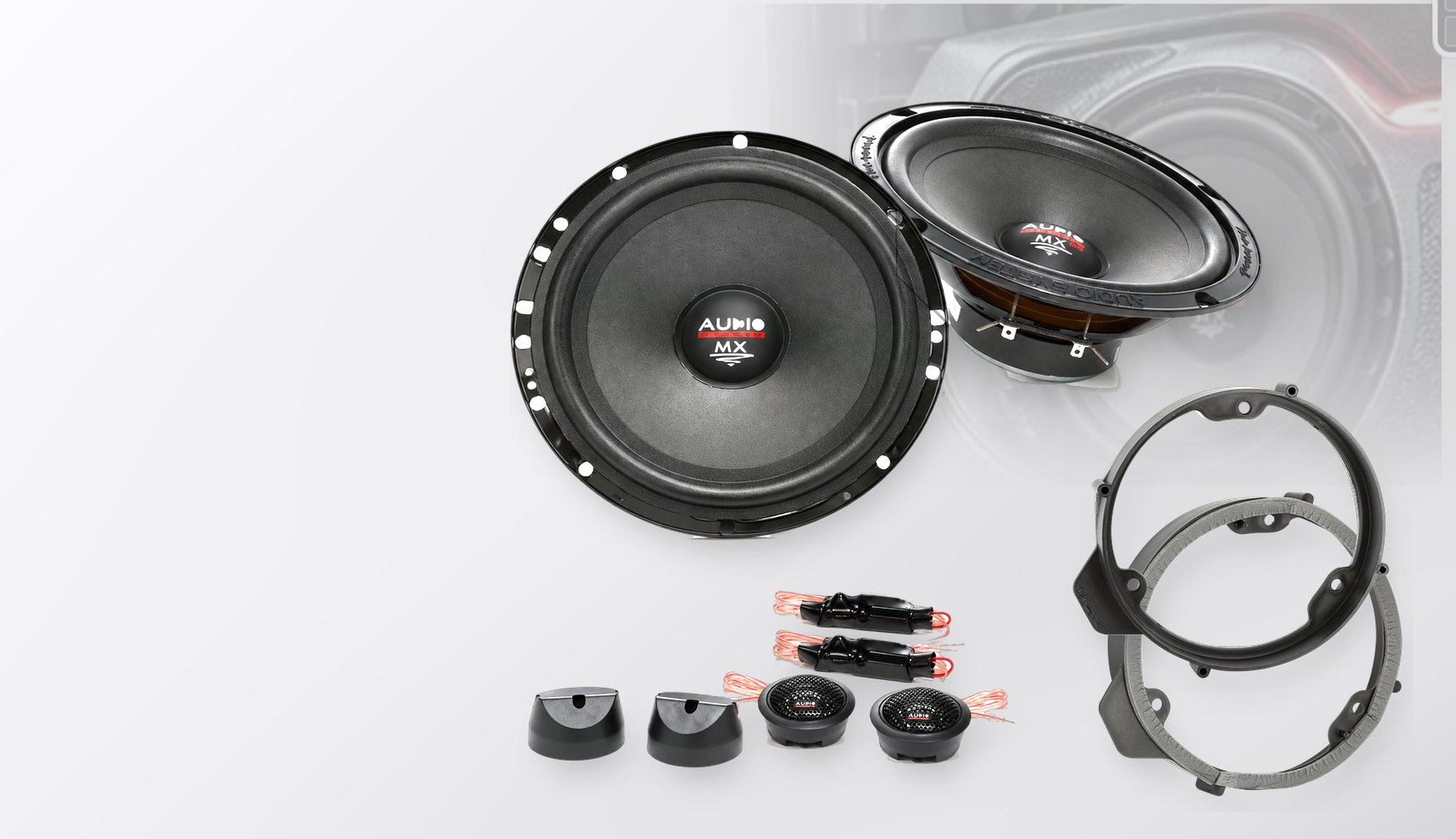 Pachet difuzoare dedicate Mercedes B-Klasse (W246) 2011-2018 - Audio System MX EVO 165 mm