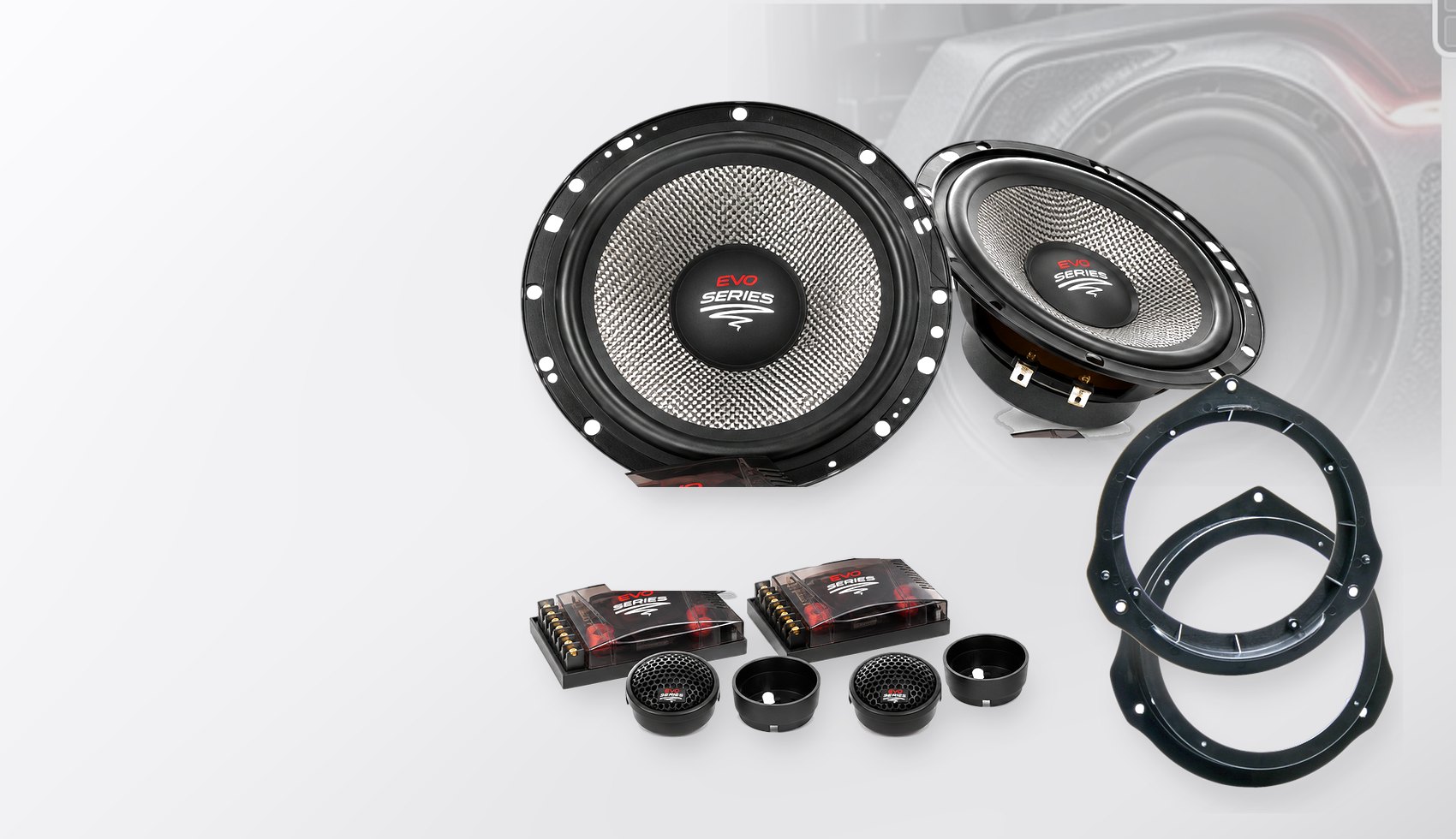 Pachet difuzoare dedicate Mercedes ML-Klasse (W166) 2011-2015 - Audio System RADION EVO 2 165 mm