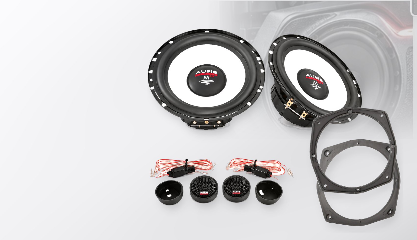 Pachet difuzoare dedicate Mercedes Sprinter (W907/W910) 2019-2023 - Audio System M EVO 2 165 mm