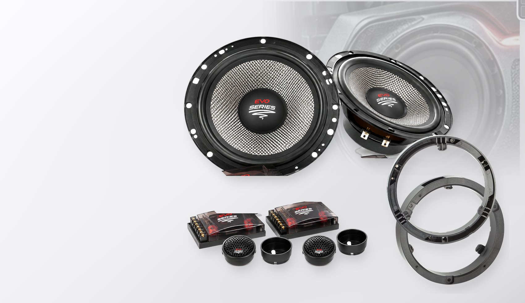 Pachet difuzoare dedicate Mitsubishi ASX 2012-2015 - Audio System RADION EVO 2 165 mm