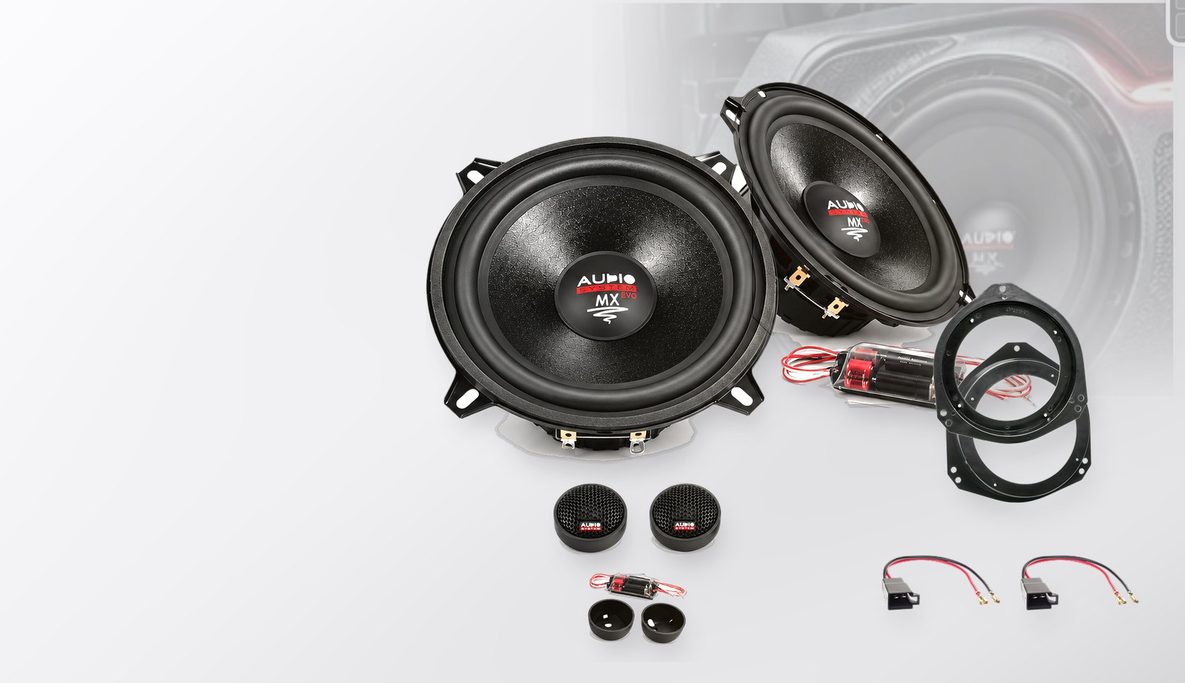 Pachet difuzoare dedicate Opel Corsa B (S93) 1993-2008 - Audio System MX EVO 130 mm