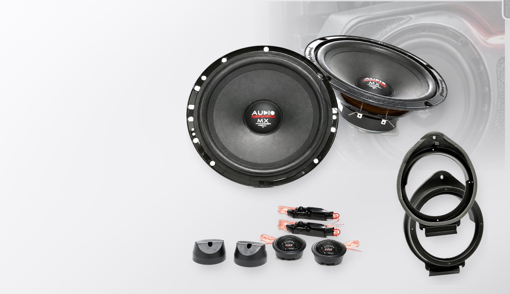 Pachet difuzoare dedicate Opel Karl 2015-2019 - Audio System MX EVO 165 mm