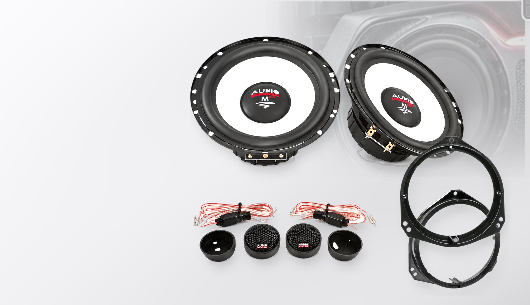 Pachet difuzoare dedicate Opel Meriva A (X01 MONOCAB A) 2005-2010 - Audio System M EVO 2 165 mm