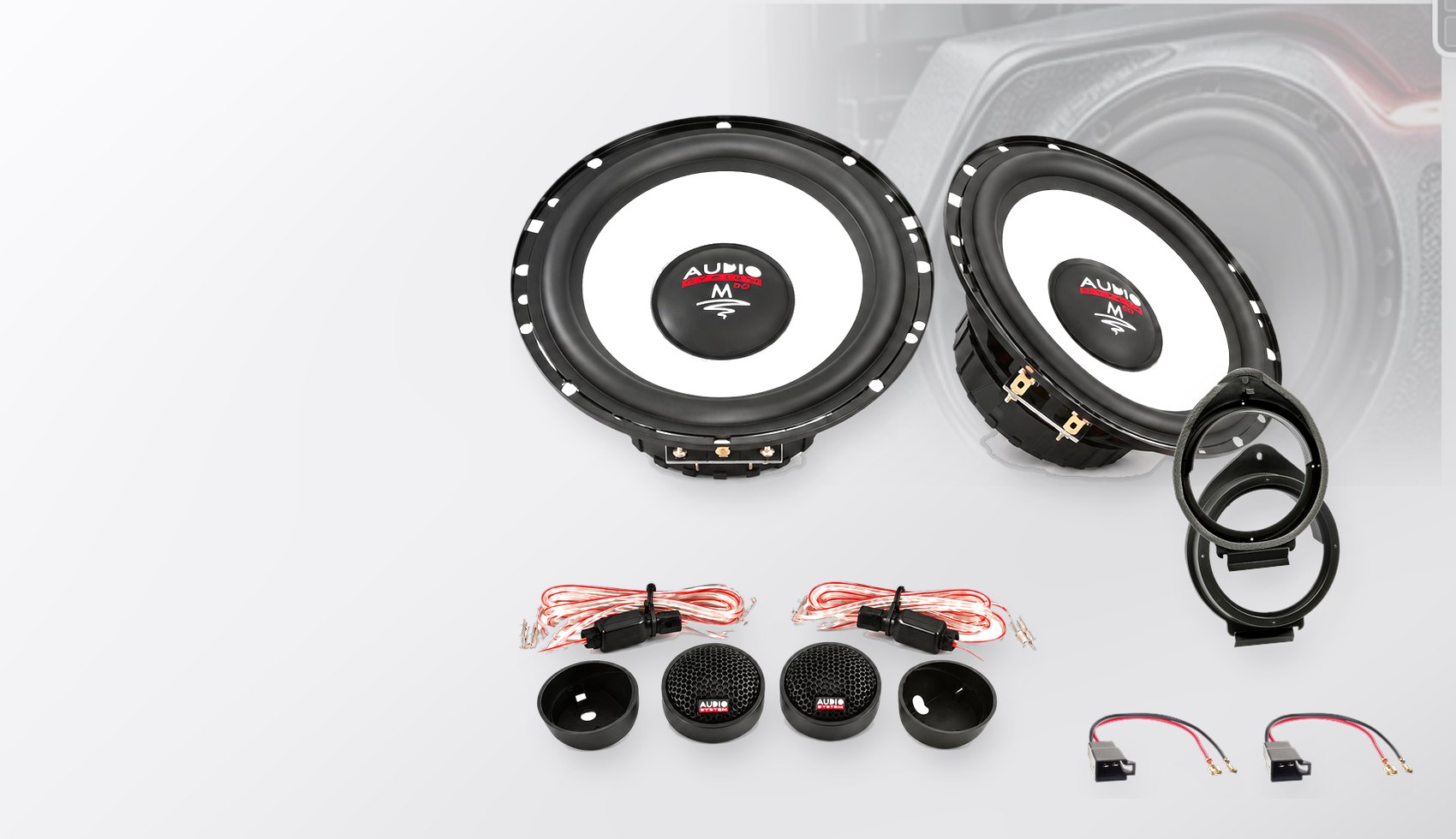 Pachet difuzoare dedicate Opel Meriva B 2010-2017 - Audio System M EVO 2 165 mm