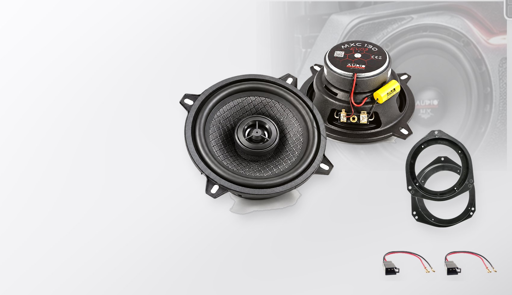Pachet difuzoare dedicate Opel Tigra (S93) 1994-2000 - Audio System MXC EVO 130 mm