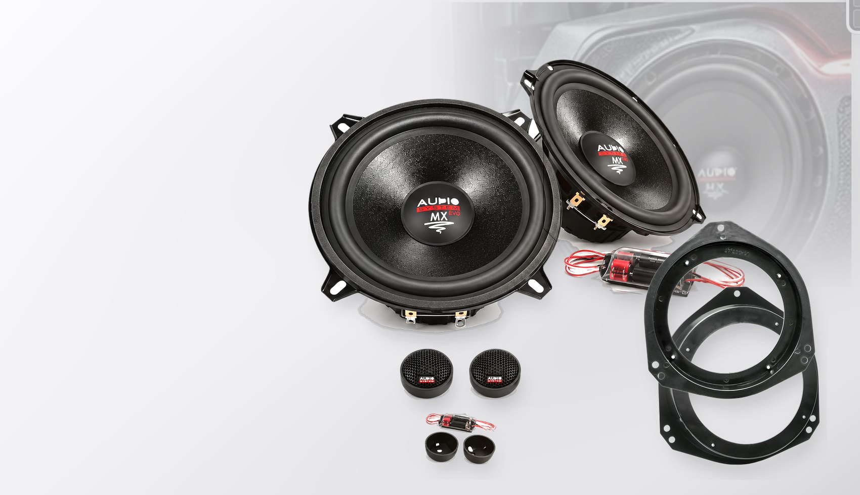 Pachet difuzoare dedicate Opel Vivaro (E7/F7/X83) 2001-2014 - Audio System MX EVO 130 mm