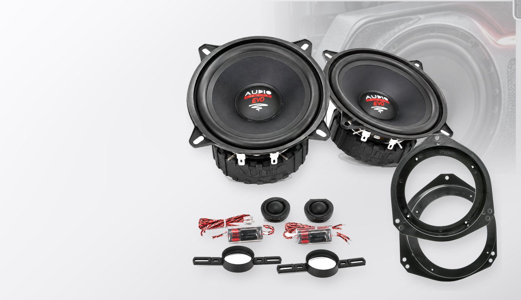Pachet difuzoare dedicate Opel Vivaro (E7/F7/X83) 2001-2014 - Audio System RADION EVO 2 130 mm