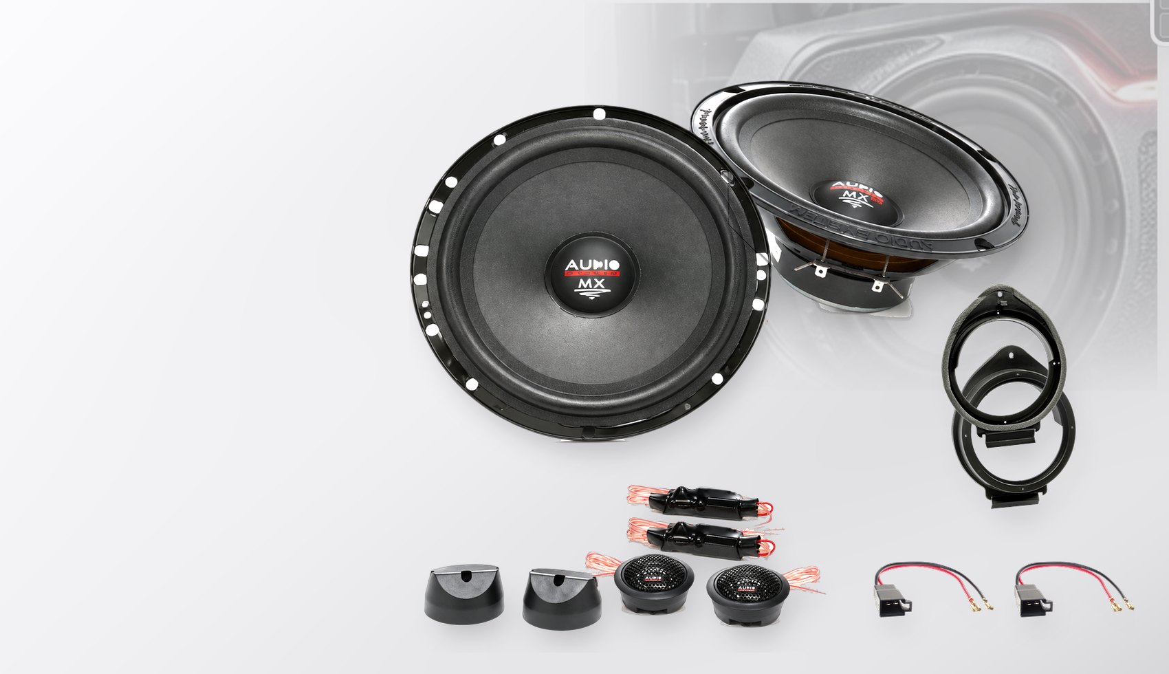 Pachet difuzoare dedicate Opel Zafira Tourer 2011-2019 - Audio System MX EVO 165 mm