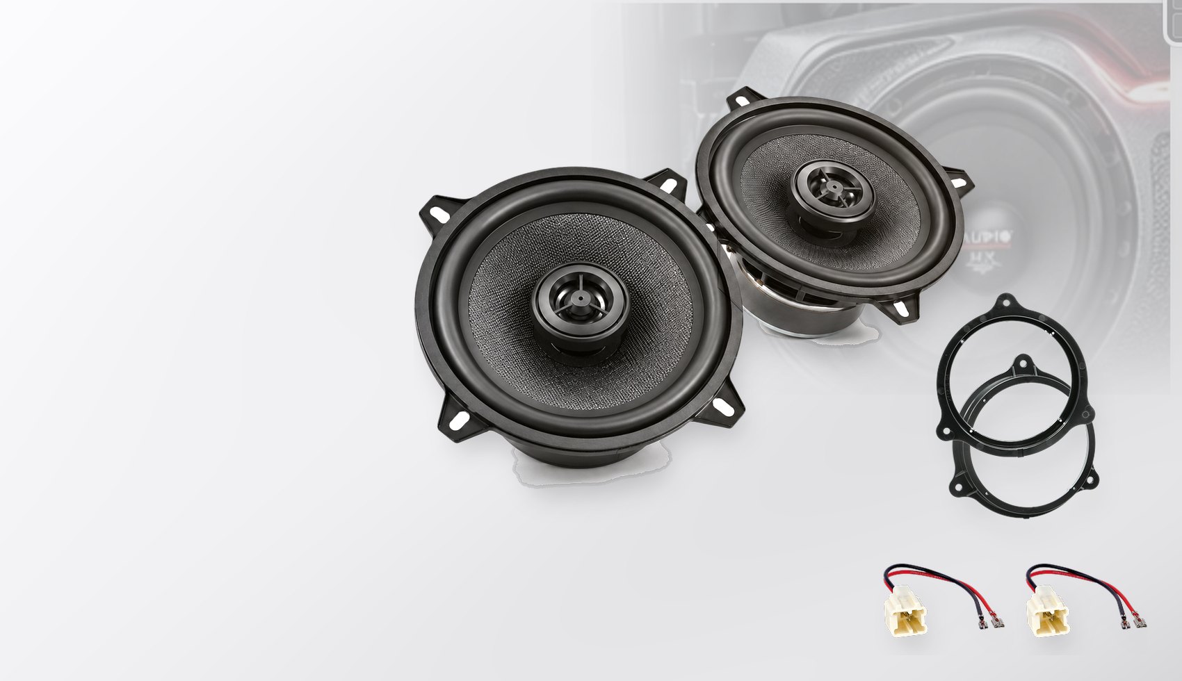 Pachet difuzoare dedicate Renault Captur I (R) 2013-2017 - Audio System MXC EVO 165 mm