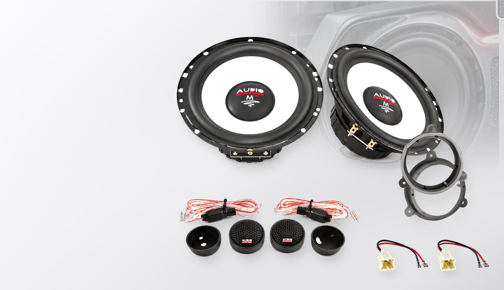 Pachet difuzoare dedicate Renault Master III Z.E. (M) 2018-2020 - Audio System M EVO 2 165 mm