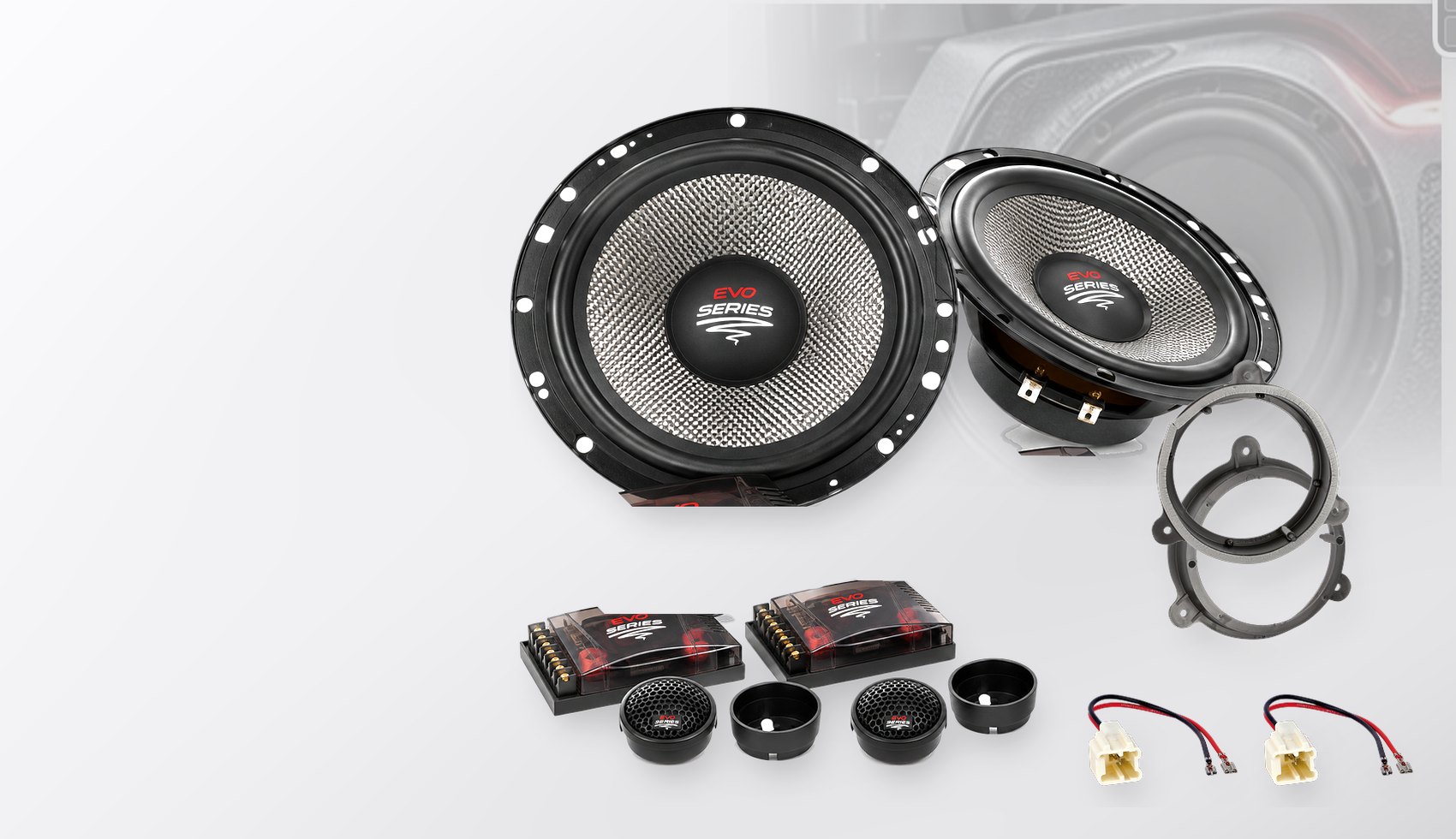 Pachet difuzoare dedicate Renault Master III Z.E. (M) 2018-2020 - Audio System RADION EVO 2 165 mm
