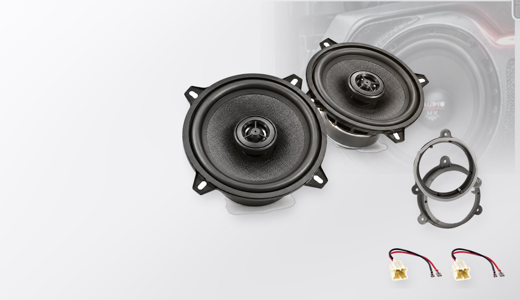 Pachet difuzoare dedicate Renault Master III Z.E. (M) 2018-2020 - Audio System MXC EVO 165 mm