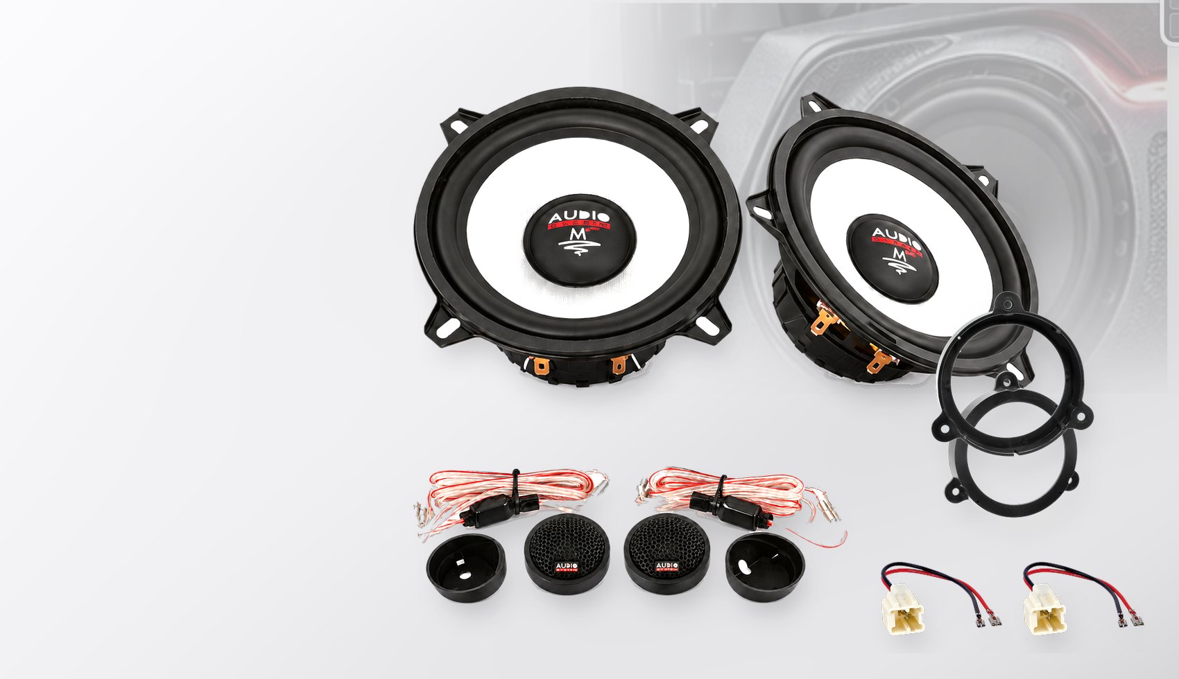 Pachet difuzoare dedicate Renault Megane III (Z) 2008-2014 - Audio System M EVO 2 130 mm