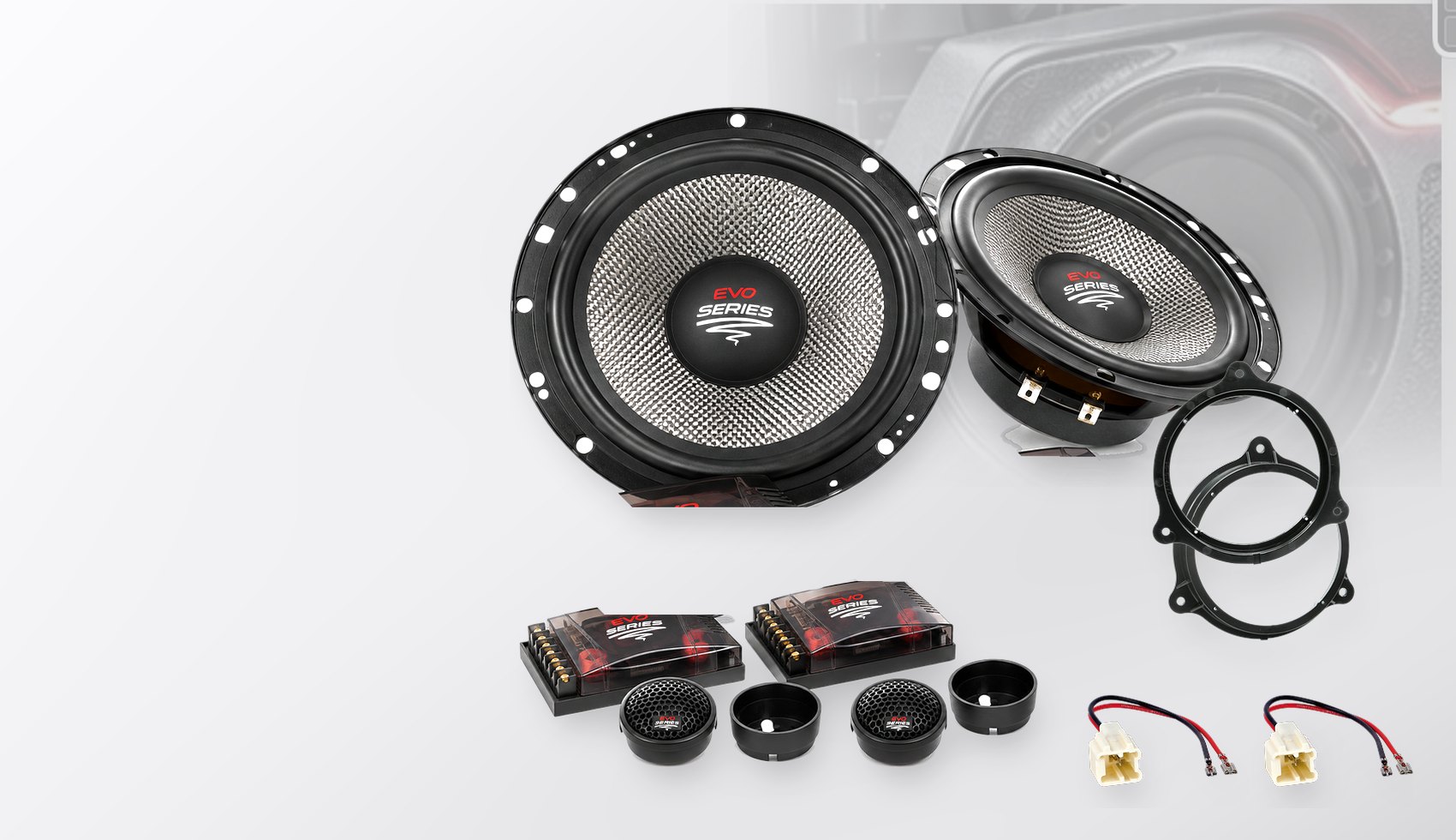 Pachet difuzoare dedicate Renault Trafic III (J/JL) 2014-2019 - Audio System RADION EVO 2 165 mm