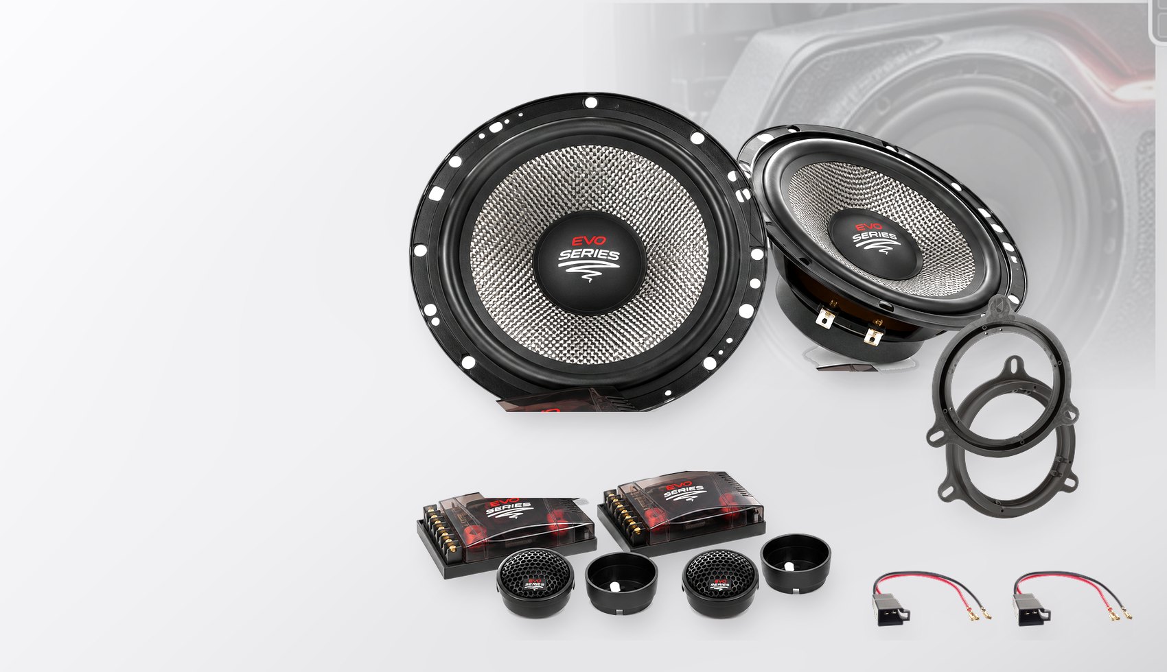 Pachet difuzoare dedicate Renault Twingo III (AH) 2014-2019 - Audio System RADION EVO 2 165 mm