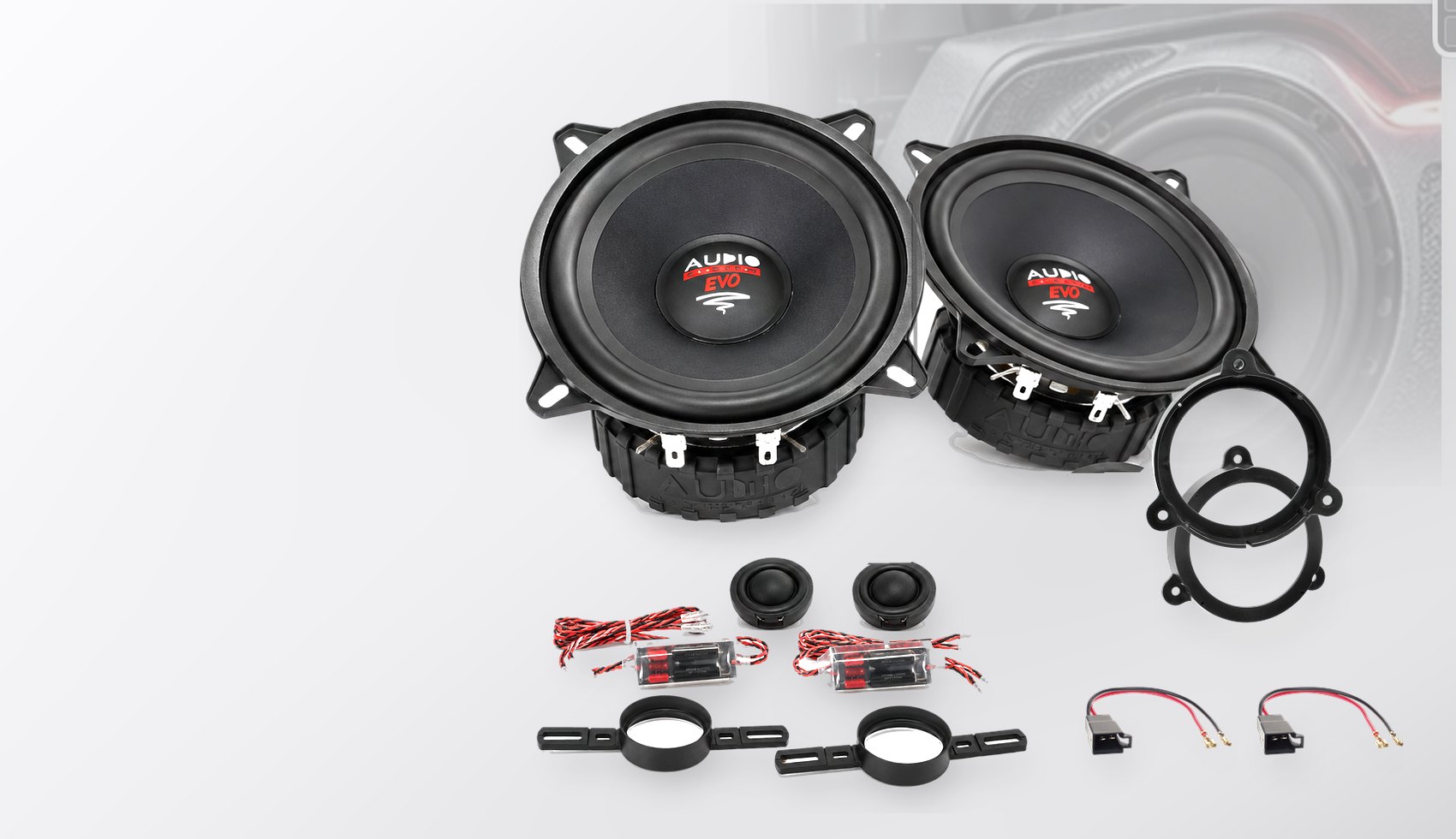 Pachet difuzoare dedicate Renault Wind 2010-2013 - Audio System RADION EVO 2 130 mm