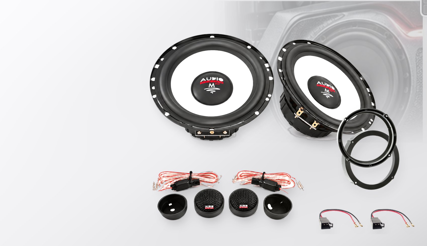Pachet difuzoare dedicate Seat Altea (5P) 2004-2015 - Audio System M EVO 2 165 mm