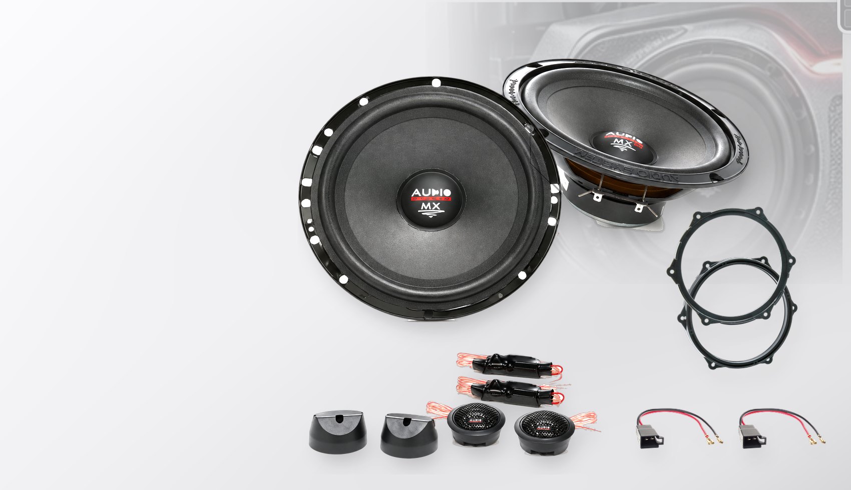 Pachet difuzoare dedicate Seat Ibiza (6P) 2015-2017 - Audio System MX EVO 165 mm
