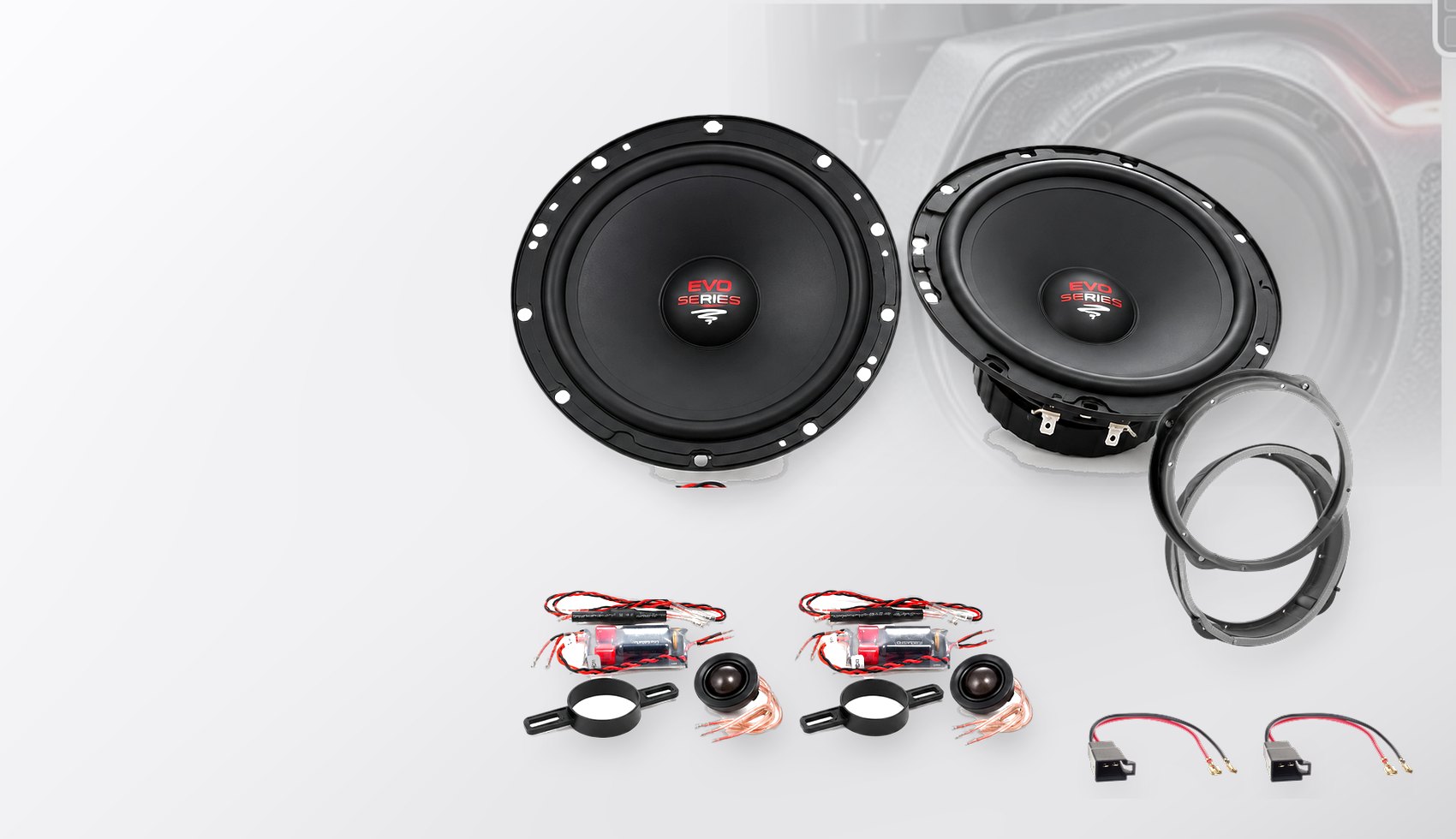 Pachet difuzoare dedicate Seat Leon (5F) 2012-2016 - Audio System RADION EVO 2 200 mm