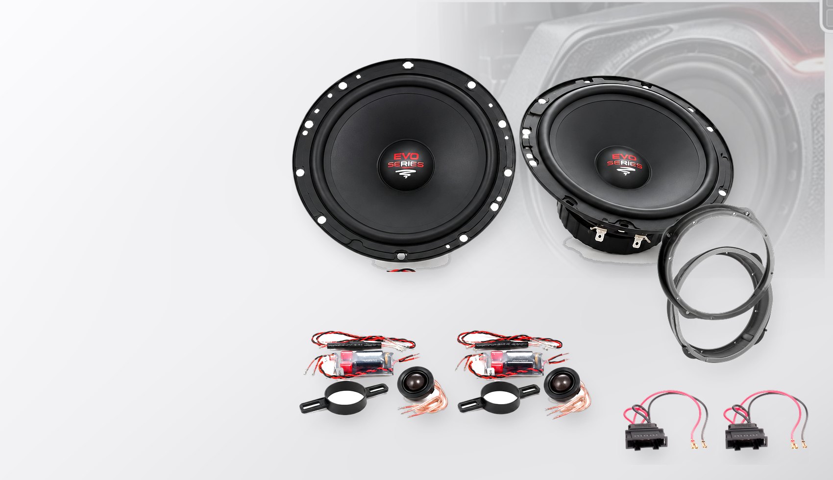Pachet difuzoare dedicate Seat Leon (5F) 2016-2020 - Audio System RADION EVO 2 200 mm