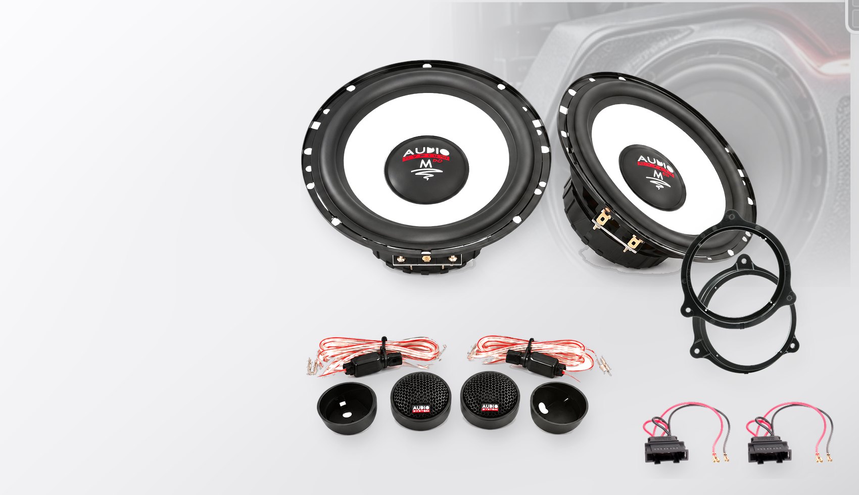 Pachet difuzoare dedicate Seat Leon (5F) 2016-2020 - Audio System M EVO 2 165 mm