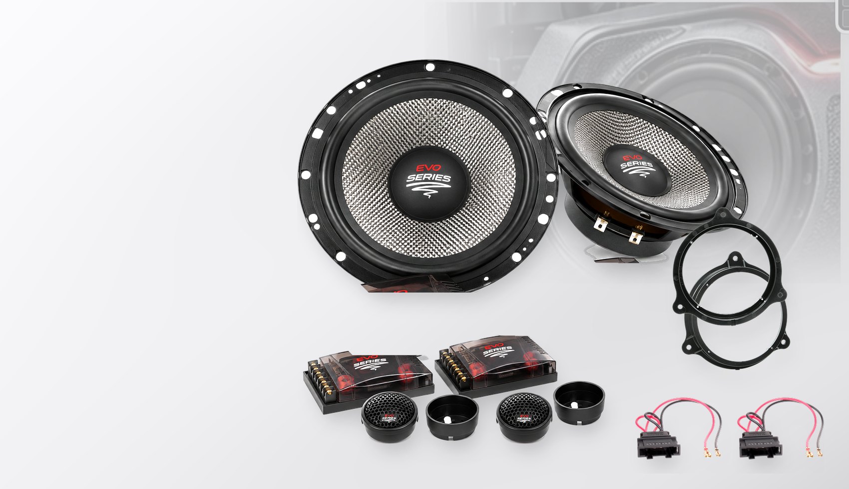 Pachet difuzoare dedicate Seat Leon (5F) 2016-2020 - Audio System RADION EVO 2 165 mm