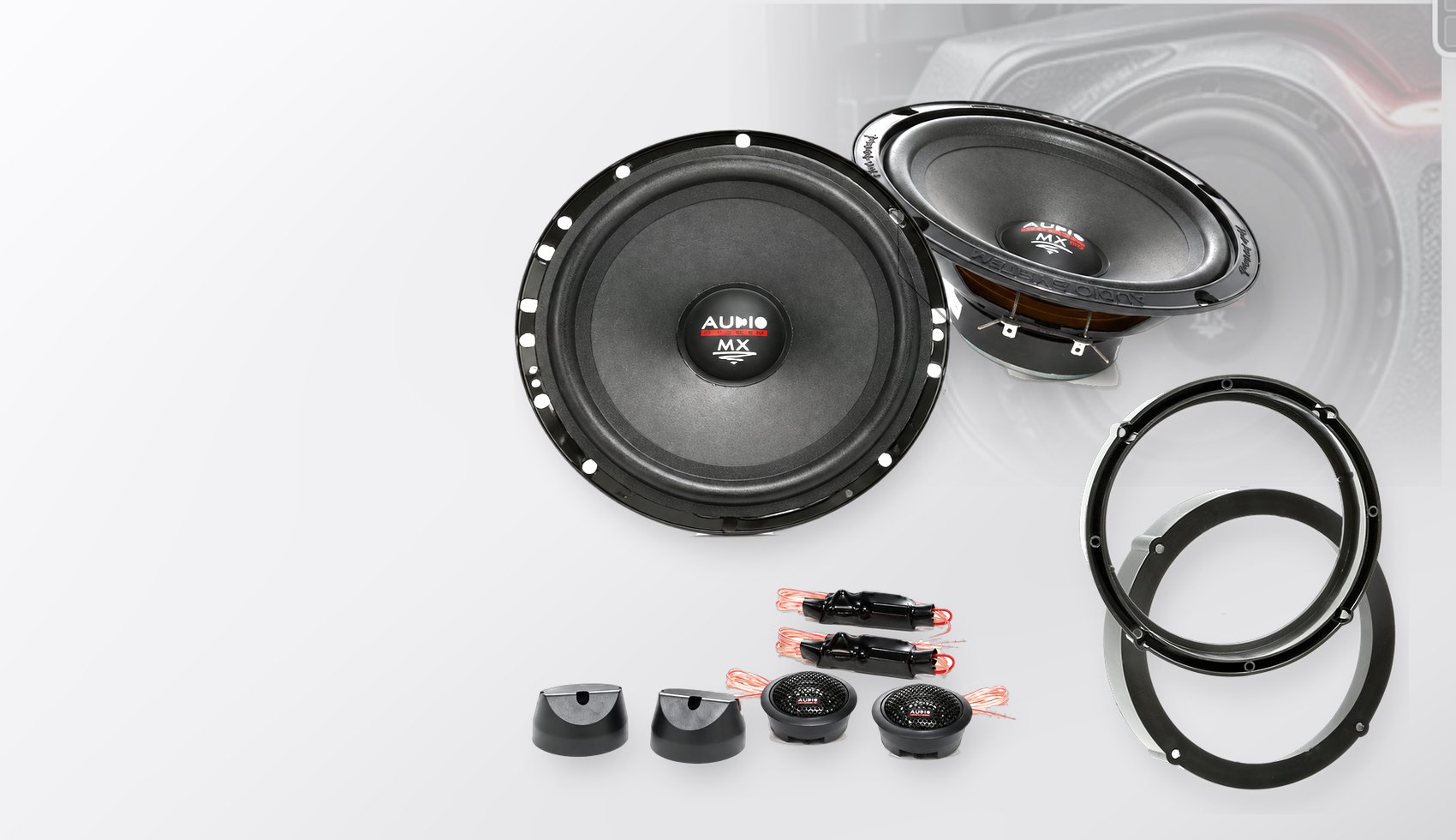 Pachet difuzoare dedicate Seat Toledo (NH) 2013-2018 - Audio System MX EVO 165 mm