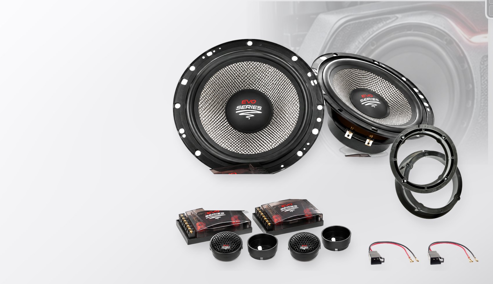 Pachet difuzoare dedicate Skoda Fabia (5J) 2007-2014 - Audio System RADION EVO 2 165 mm