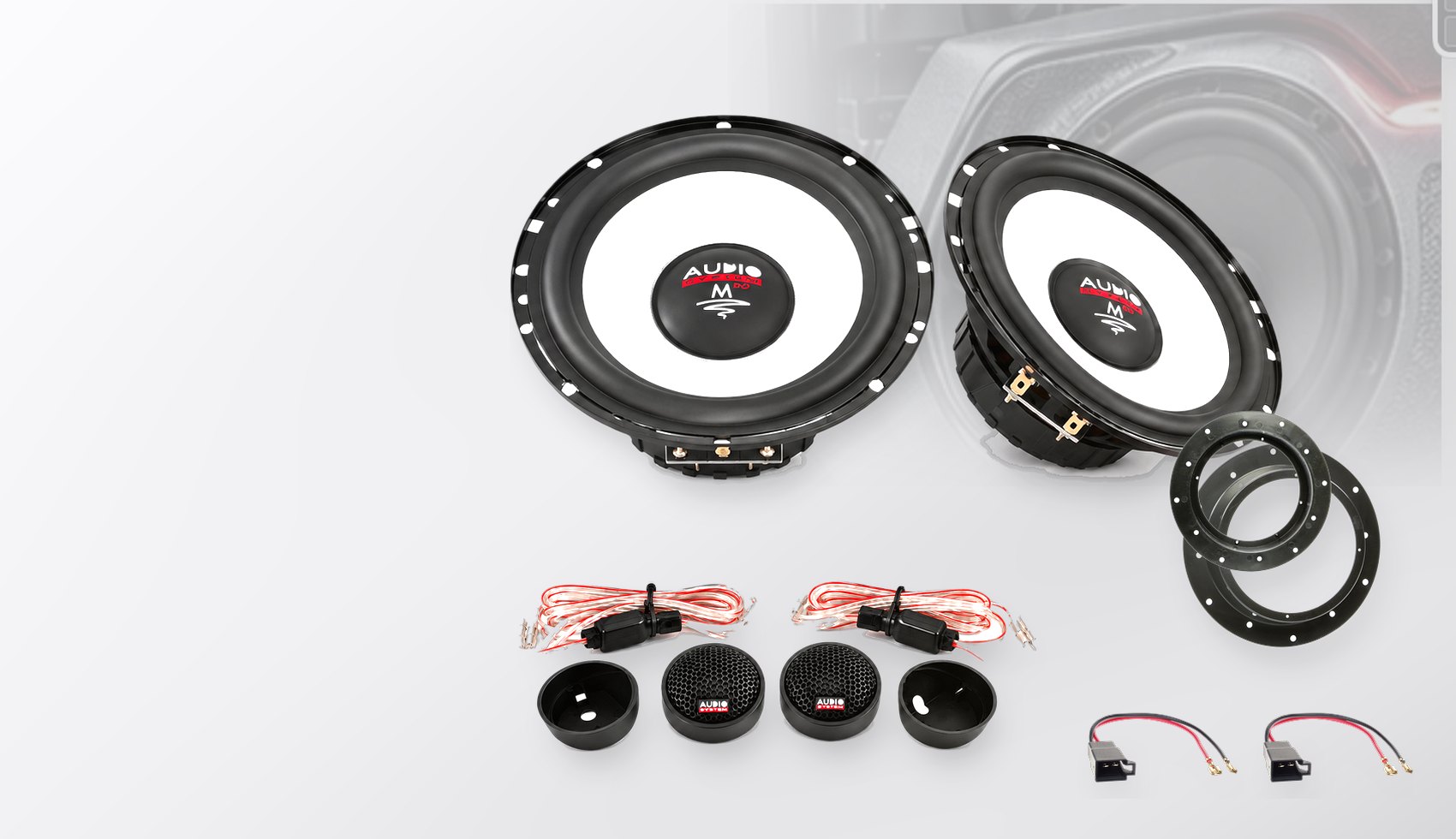 Pachet difuzoare dedicate Skoda Octavia II (1Z) 2004-2013 - Audio System M EVO 2 165 mm
