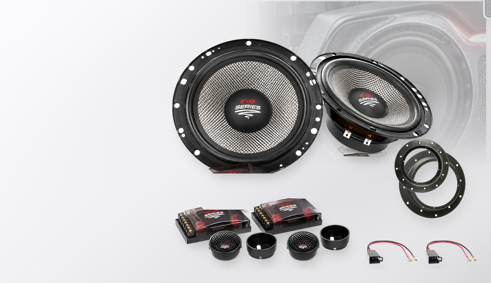 Pachet difuzoare dedicate Skoda Octavia II (1Z) 2004-2013 - Audio System RADION EVO 2 165 mm