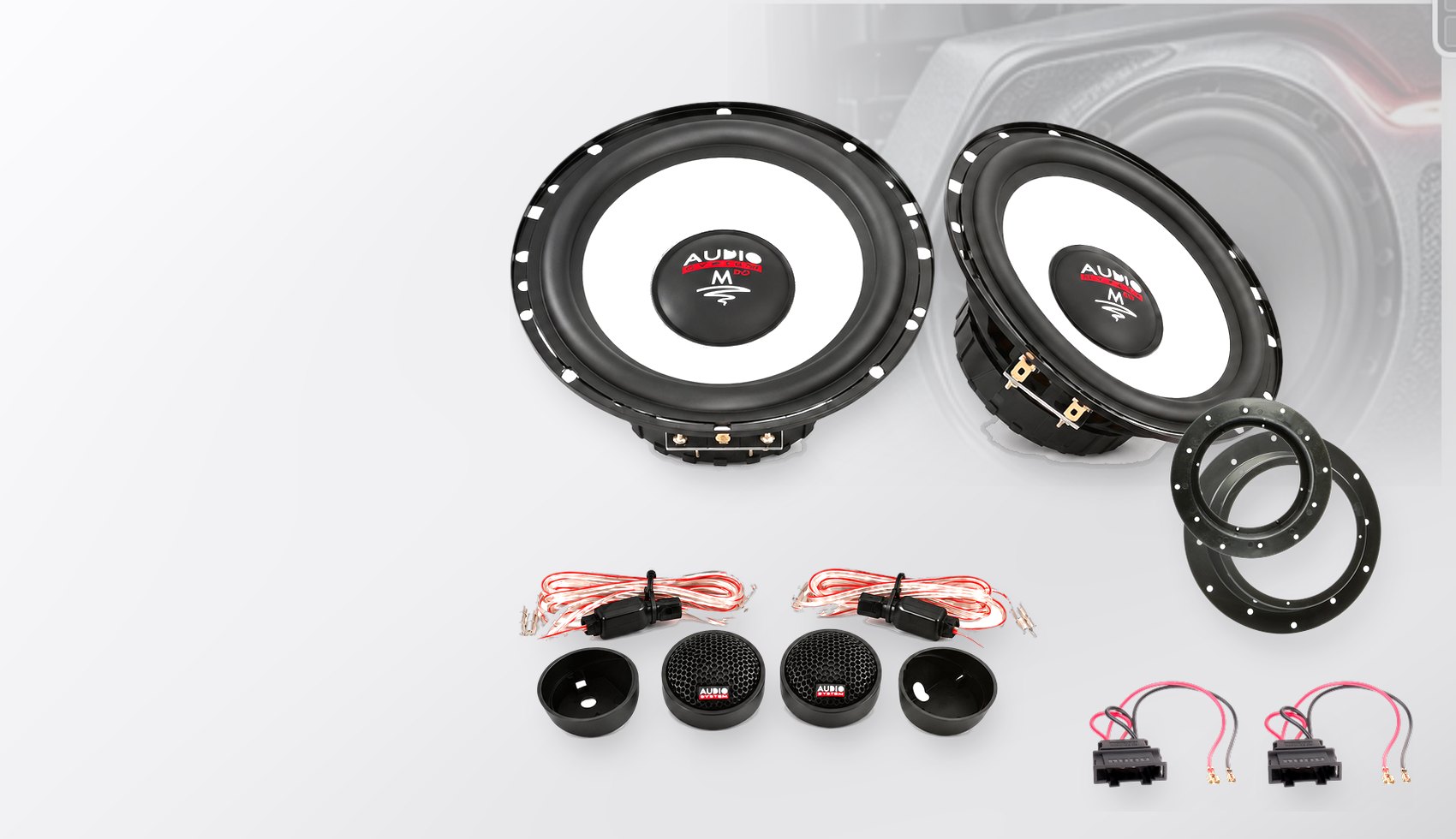 Pachet difuzoare dedicate Skoda Yeti (5L) 2013-2017 - Audio System M EVO 2 165 mm