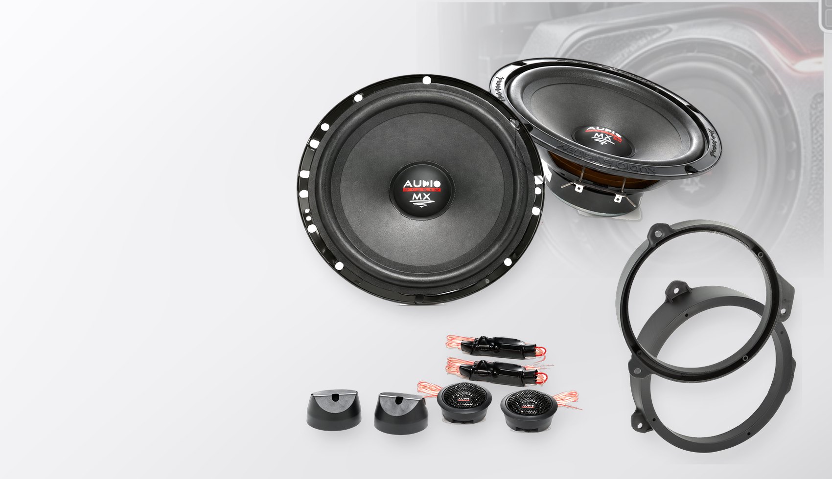 Pachet difuzoare dedicate Subaru Levorg 2015-2020 - Audio System MX EVO 165 mm