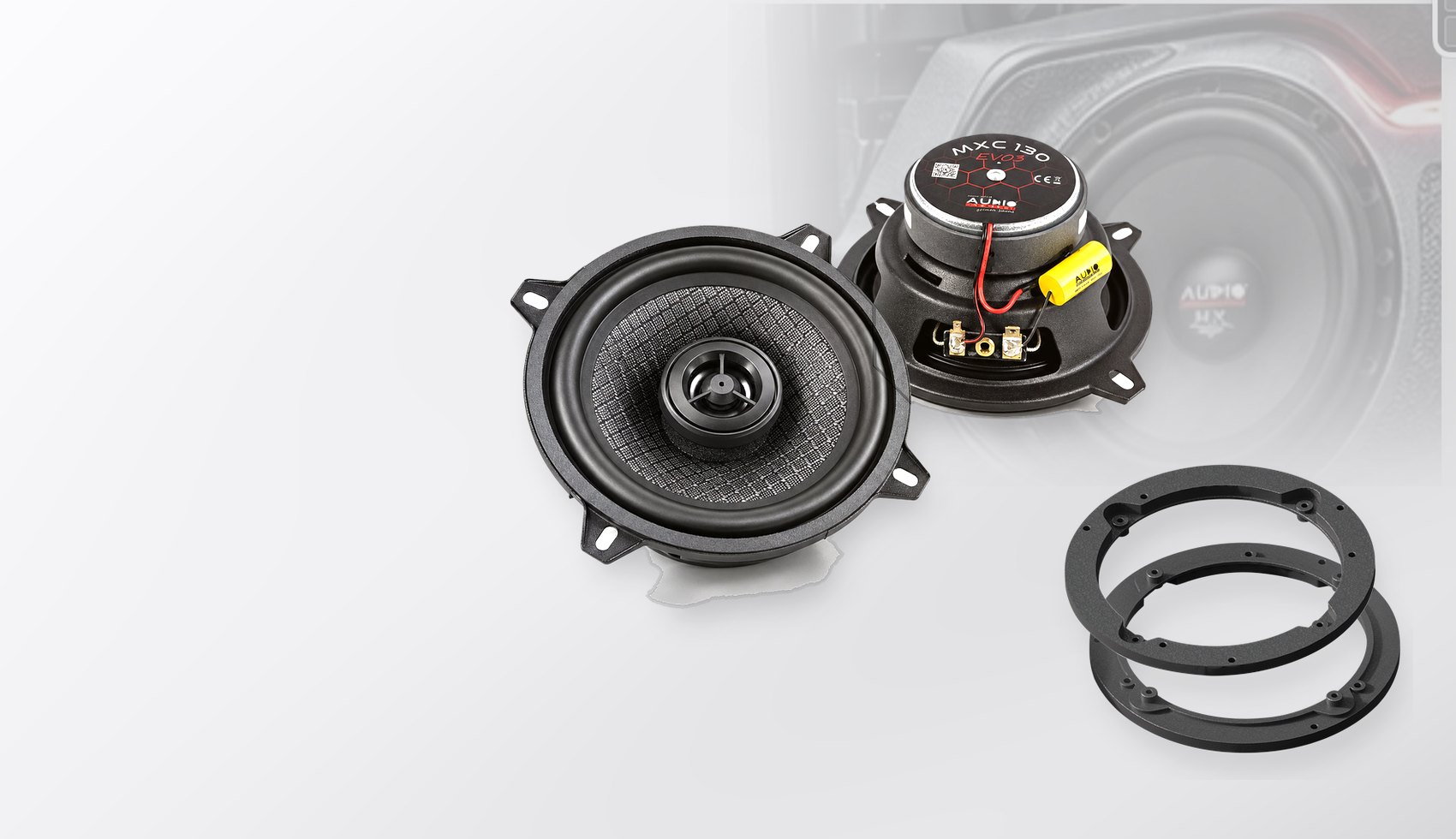 Pachet difuzoare dedicate Suzuki Baleno (EG) 1995-1999 - Audio System MXC EVO 130 mm