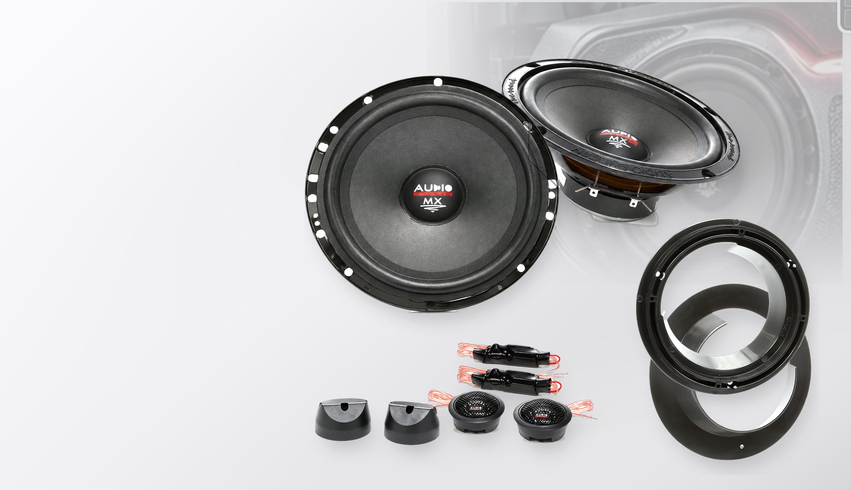 Pachet difuzoare dedicate Suzuki Swift (FZ/NZ) 2013-2017 - Audio System MX EVO 165 mm