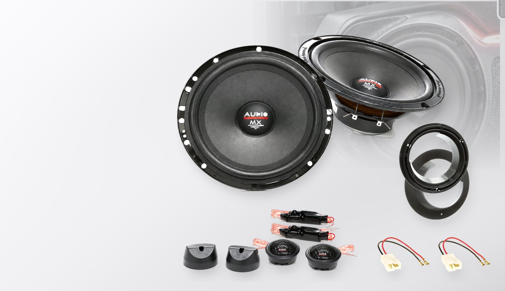 Pachet difuzoare dedicate Suzuki Swift (MZ/EZ) 2005-2010 - Audio System MX EVO 165 mm