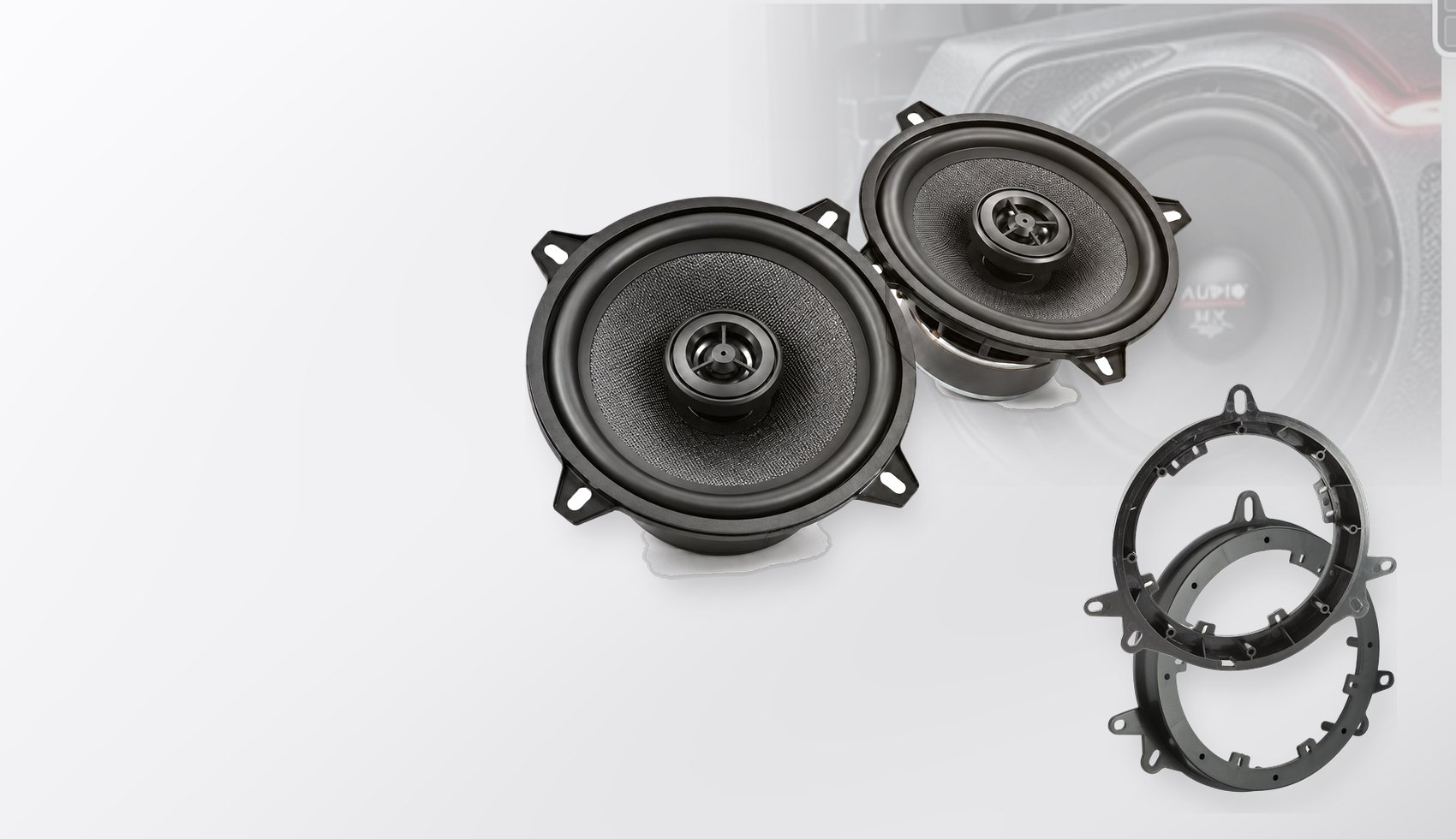 Pachet difuzoare dedicate Toyota 4Runner 2003-2012 - Audio System MXC EVO 165 mm