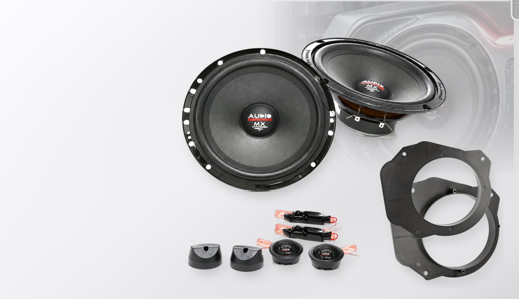 Pachet difuzoare dedicate Toyota ProAce (1G) 2013-2016 - Audio System MX EVO 165 mm