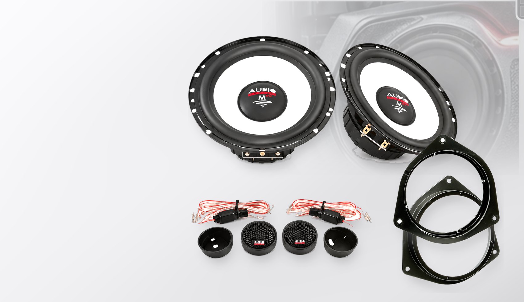 Pachet difuzoare dedicate Toyota RAV4 (XA5) 2019-2023 - Audio System M EVO 2 165 mm