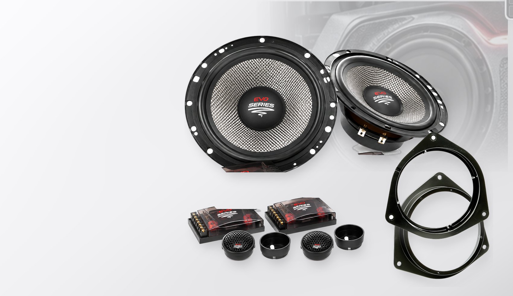 Pachet difuzoare dedicate Toyota Yaris (XP21) 2020-2023 - Audio System RADION EVO 2 165 mm