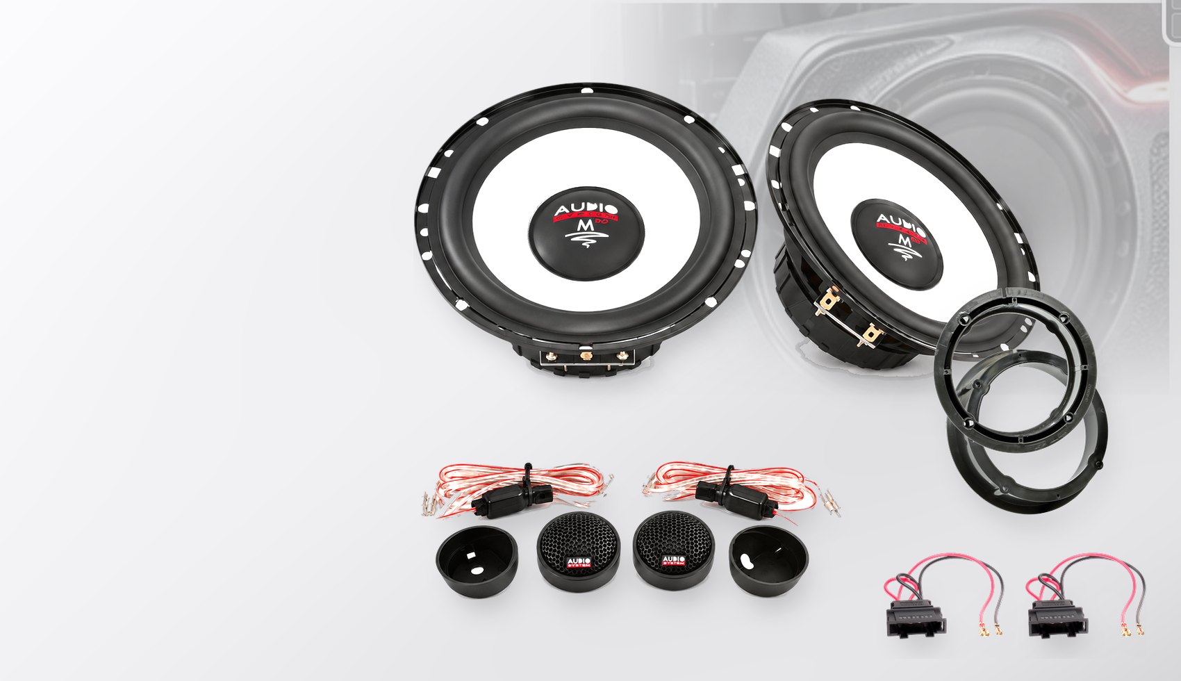 Pachet difuzoare dedicate VW New Beetle (1C/1Y/9C) 1997-2010 - Audio System M EVO 2 165 mm