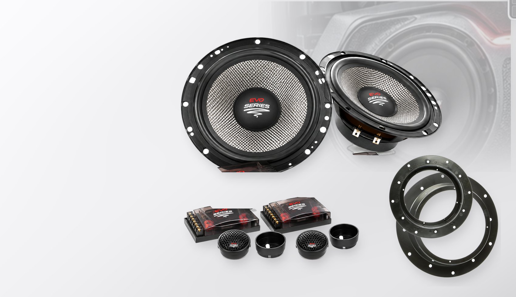 Pachet difuzoare dedicate VW Passat B8 2014-2019 - Audio System RADION EVO 2 165 mm