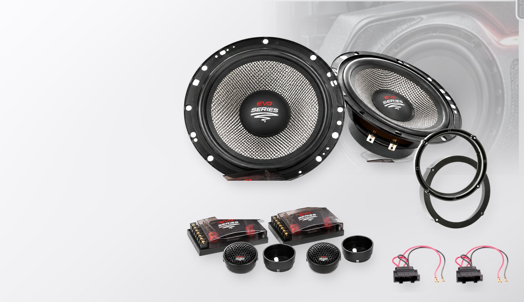 Pachet difuzoare dedicate VW Scirocco III (13) 2008-2014 - Audio System RADION EVO 2 165 mm