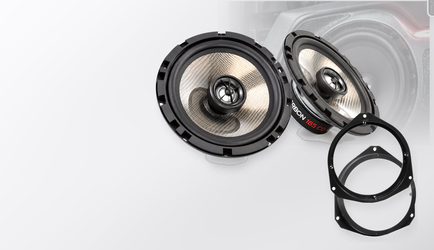 Pachet difuzoare dedicate Alfa Romeo Giulietta (940) 2016-2021 - Audio System CARBON 165 mm