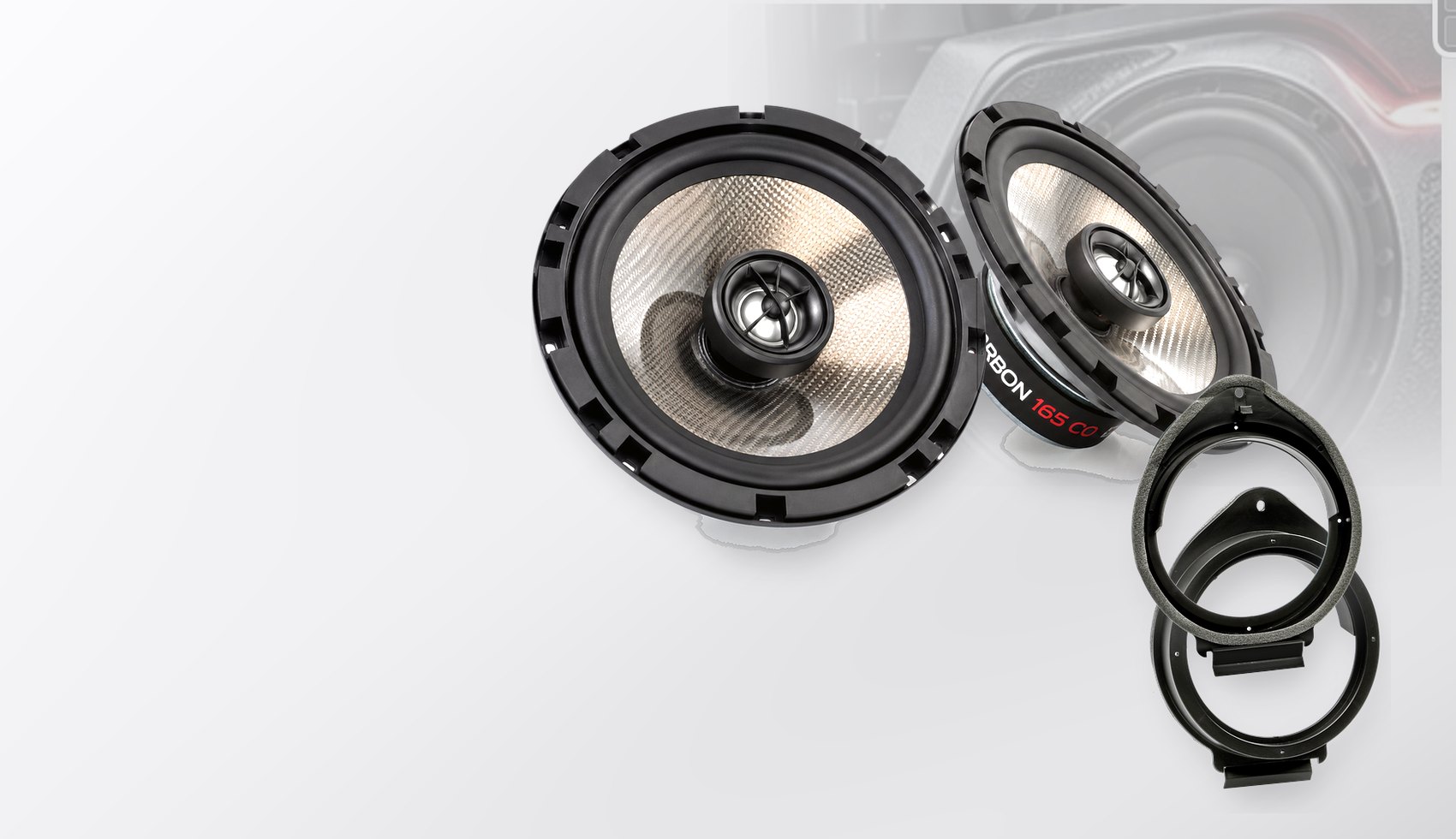 Pachet difuzoare dedicate Chevrolet Malibu 2011-2015 - Audio System CARBON 165 mm